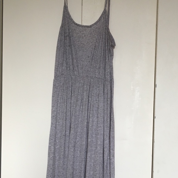 H&M Maxi Dress Gray Size Large - Picture 2 of 2
